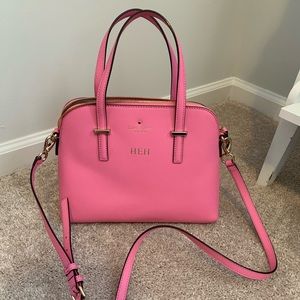 HEH monogrammed Kate Spade pink purse